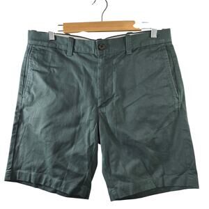 Men's J.Crew Factory Green 9" Flex Chino Shorts Size 32